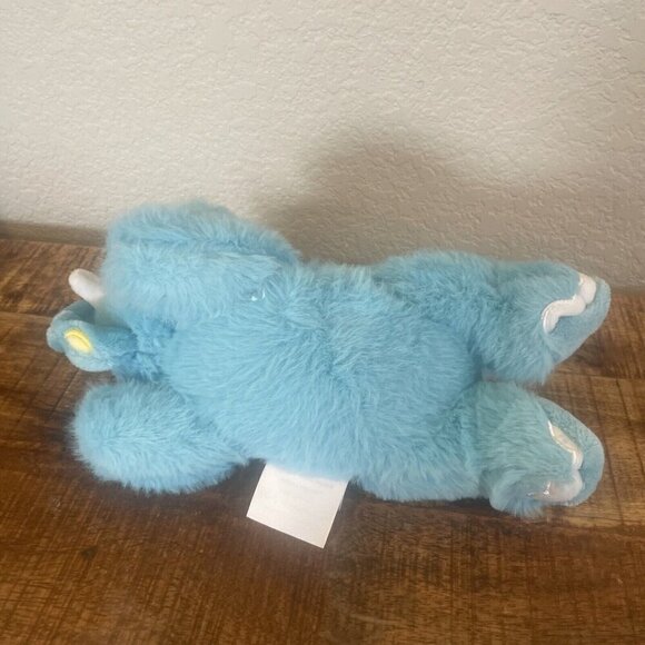 Little Miracles Blue Triceratops Dinosaur Plush 10" Stuffed Toy Lovey Baby - Picture 8 of 9